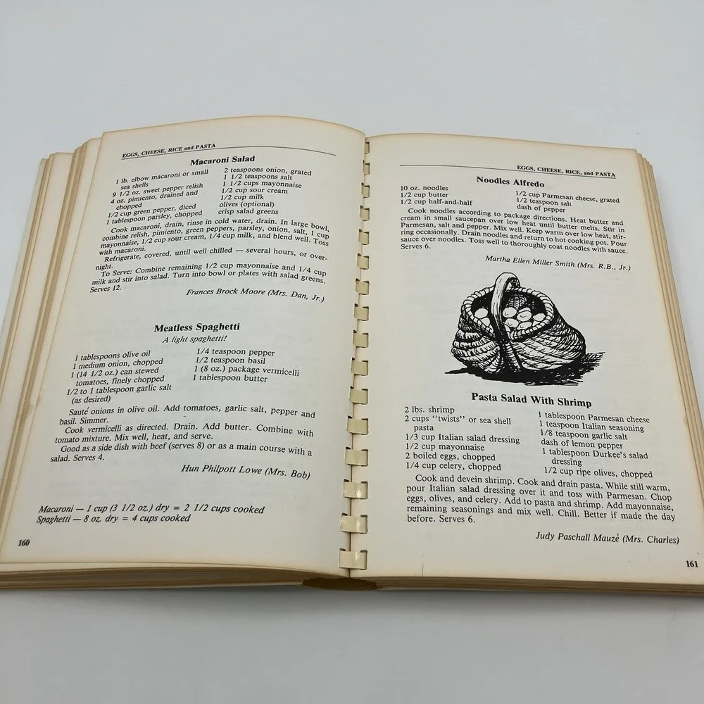 Vtg. 86 Lexington NC Charity League Cookbook Taste of the Town Recipes Americana